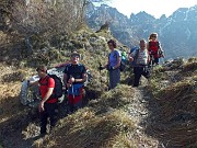 Cima e Passo del Fò dalla Cresta di Giumenta EEA il 6 aprile 2014 - FOTOGALLERY